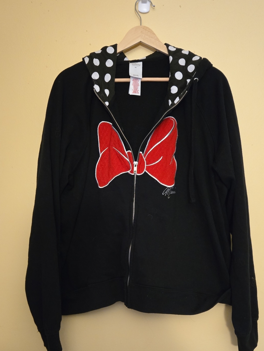Disney Minnie Mouse Zip Up Hoodie